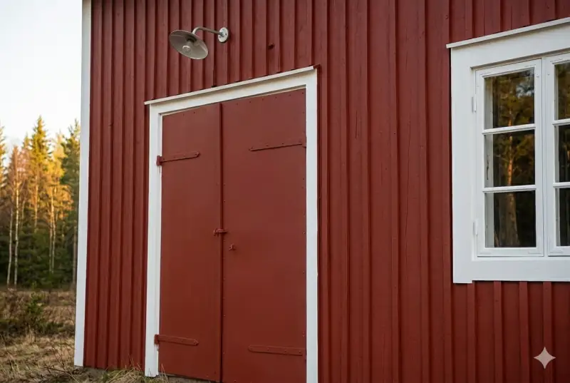 Torppa perinnemaalauksen jälkeen